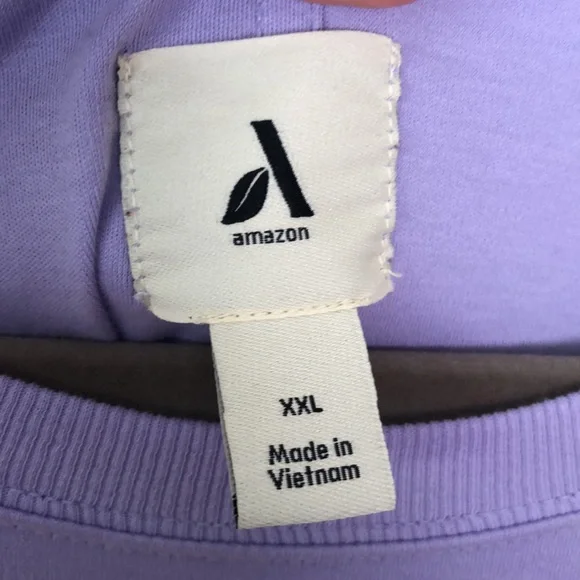 Cotton knit Dress. Cottagecore. Amazon Aware. XXL fits 1X. Plus size. Lavender. - Picture 6 of 8